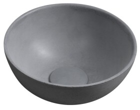 SAPHO - MINOR betonové umývátko na desku, Ø 26cm, šedá MR26017