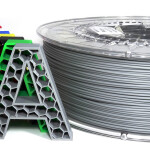 PLA filament šedý 1,75 mm Aurapol 1kg