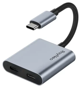 RayNeo USB-C / Adaptér / nabíjení a video pro AR brýle / 4K 60Hz / 100 W PD (XRAC-CHA01OS)