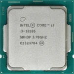 Intel Core i3-10105 @ 3.7GHz - TRAY / TB 4.4GHz / 4C8T / 6MB / UHD 630 / LGA 1200 / Comet Lake / 65W (CM8070104291321)