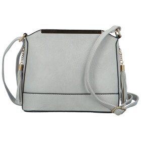 Módní dámská koženková crossbody kabelka Vaios, šedá