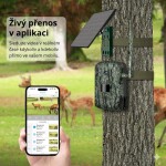Kamerová 4G fotopast s 2K rozlišením a solárním panelem - A6
