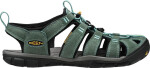 KEEN Clearwater CNX Leather W Dámské sandály mineral blue/yellow 38,5 KEN1201097902S8
