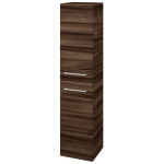 Dřevojas - Vysoká skříň s košem na prádlo DOS SVD2K 35 - D06 Ořech / Úchytka T04 / D06 Ořech / Levé 210564E