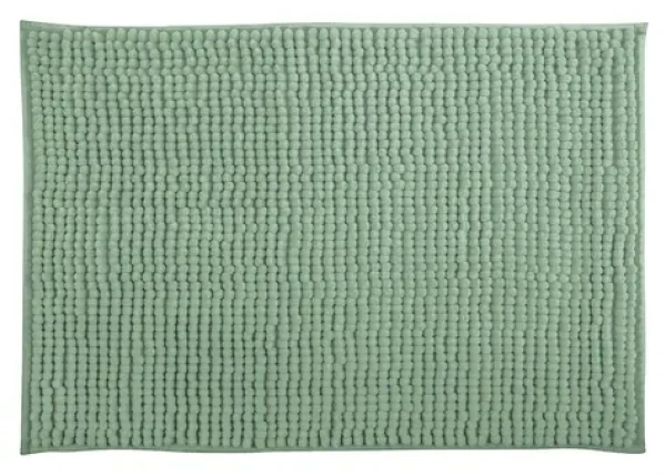 MSV Koupelnová předložka CHENILLE bazalková / mikrovlákno / protiskluzová / 40 x 60 cm