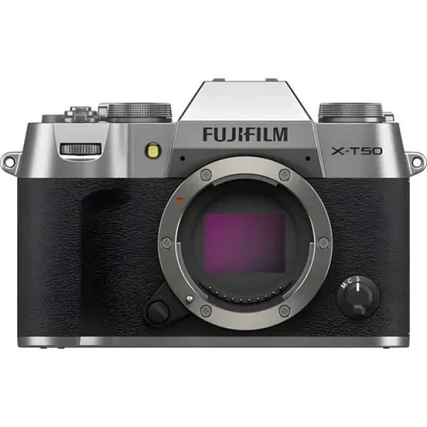Fujifilm X-T50 stříbrná / Digitální fotoaparát / tělo bez objektivu / X-Trans CMOS 5 HR / dotykový LCD 3" / Wi-Fi (16828284)
