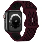 Beline New Sport Silicone bordó-černý / Sportovní pásek pro Apple Watch / 42/44/45/49 mm