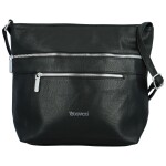 Stylová dámská koženková crossbody kabelka Olbba, černá