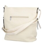 Trendy dámská koženková crossbody kabelka Alena, béžová