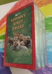 3xVHS Rodinný život zvířat, KOMPLET, Zabalené!