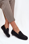 Loafersy Mokasyny Dámské Ploché Černé Soreline 39