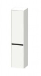 DURAVIT - Ketho.2 Vysoká skříňka 176x40x36 cm, 2 dvířka, panty vlevo, matná bílá K21329L18180000