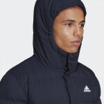 Pánská péřová bunda s kapucí M HG8750 Tmavě modrá - Adidas tmavě modrá 2XL