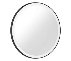 HANSGROHE - Xarita Lite S Zrcadlo s LED osvětlením, průměr 70 cm, matná černá 54966670