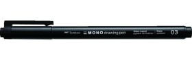 Tombow Fineliner MONO drawing pen - hrot 03 černá