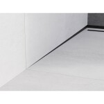 MEXEN - Line-B spádová lišta nástěnná 180 cm levá, černá 187002180L