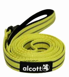 Alcott Reflexní vodítko pro psy žlutá - velikost M (AC-11372)
