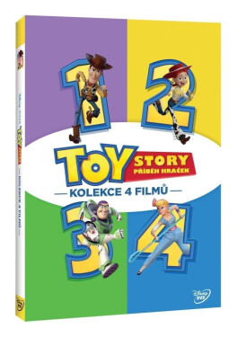 Toy Story: Příběh hraček kolekce 1.-4. 4DVD