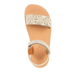 Dívčí barefoot sandály FLEXY FLOWERS Gold Shine Froddo G3150289 - 27