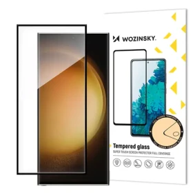 Wozinsky Full Glue černá / Tvrzené sklo / Samsung Galaxy S24 Ultra / s rámečkem