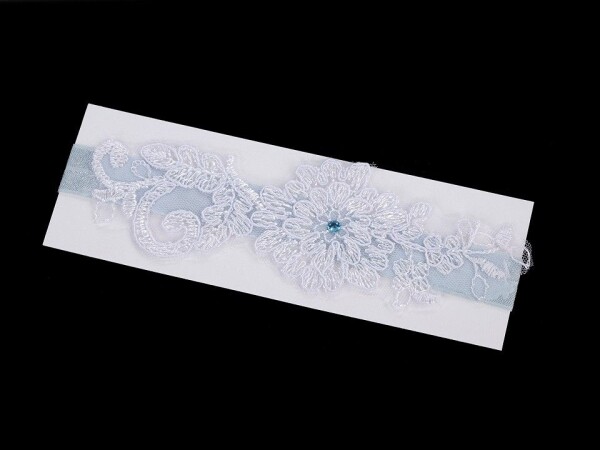 Stoklasa Podvazek - svatební s kamínky