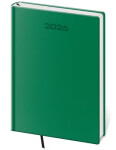 Diář 2026 denní A5 Soft - zelená
