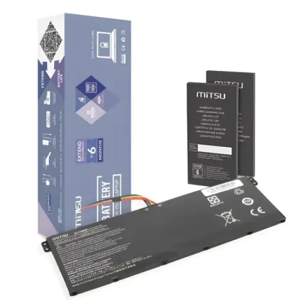 Baterie pro Acer Aspire E3-111 V5-122 3600 mAh / Baterie pro notebook / 15,2 V / 52 Wh (BC/AC-E3)