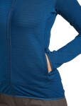 ICEBREAKER Wmns 300 RealFleece Descender LS Zip, Atlantis (vzorek) velikost: S