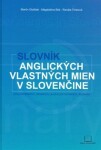 Slovník anglických vlastných mien slovenčine