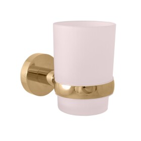 RAV Slezák - COLORADO - Koupelnový doplněk Držák kartáčků skleněný, Zlatá - lesklá COA0201Z COA0201Z