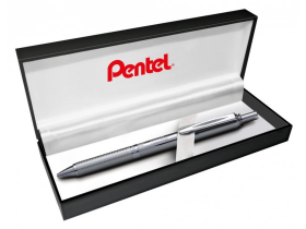Gelové pero Pentel EnerGel BL407 stříbrné