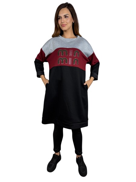 HOSH Mikinové šaty Mariel Velikost: UNI, Barva: Šedá