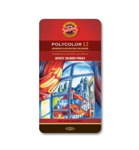 Koh-i-Noor 3822 12ks umělecké pastelky Polycolor