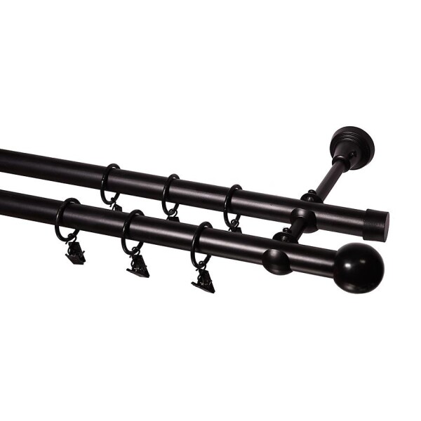Garnýž II fi 19 černá 150cm koule kolečka s žabkou