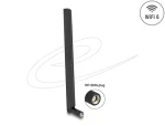 Delock WiFi 6 RP-SMA samec černá / Anténa / 3-6 dBi / Všesměrová / Otočný kloub (90677)
