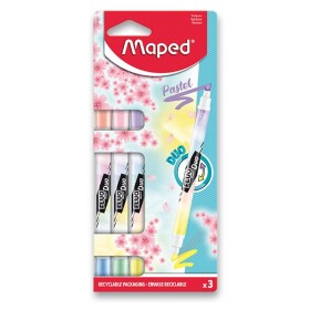 MAPED Fluo Peps Duo Pastel sada ks