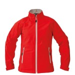 Bunda GAULA LADY Softshellová dámská nepromokavá kontrastní zip červená DOPRODEJ!!! červená - S