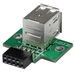 StarTech interní USB kabel 2x port černá / Kabel / IDC / 2x USB 2.0 (USBMBADAPT2)