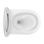 OMNIRES - OTTAWA COMFORT Závěsná mísa SILENT POWER™ sedátko SOFT, 54 x 37 cm, bílé matná OTTAWACSPMWBM