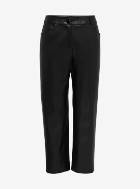 Černé koženkové kalhoty ONLY CARMAKOMA Sandy - Dámské