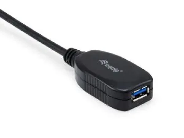Equip Aktivní prodlužovací kabel USB-A černá / Kabel / USB 3.2 Gen 1 / 5 Gbit/s / 5 m (133346)