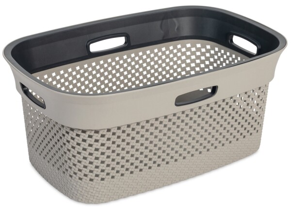 DEA HOME Koš na čisté prádlo WOOLLY 45 L - šedá / antracit