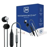 3mk Wired Earphones Jack 3.5mm / stereo sluchátka s mikrofonem / 3.5 mm jack (5903108518079)