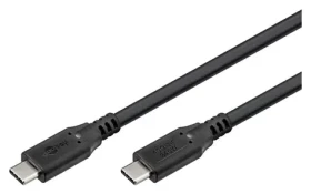 Goobay USB4 černá / Kabel USB-C na USB-C / 240 W / 40 Gbit/s / 0,5 m (74182)
