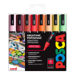 Posca sada popisovačů PC-5M, SUMMER, 1,8 2,5 mm, teplých tónů