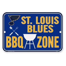 Mustang Cedule St. Louis Blues NHL 10" x 15" BBQ Zone