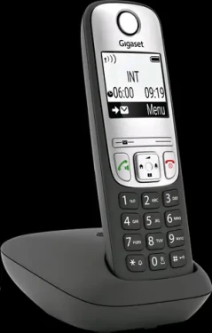 Gigaset A690 černá / telefon / displej mono 96x96 pix. / analog / DECT / telefonní seznam 100 čísel (S30852-H2810-B101)