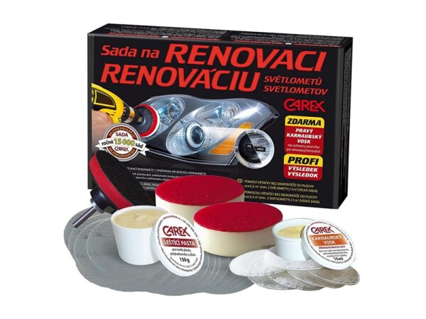 Sada na renovaci světlometů CAREX 90710