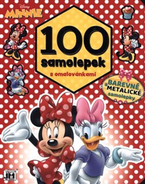 Minnie - 100 samolepek s omalovánkami