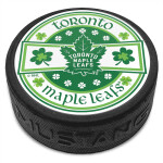 Mustang Puk Toronto Maple Leafs NHL Lucky St. Patricks Day Puck